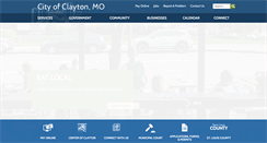 Desktop Screenshot of claytonmo.gov
